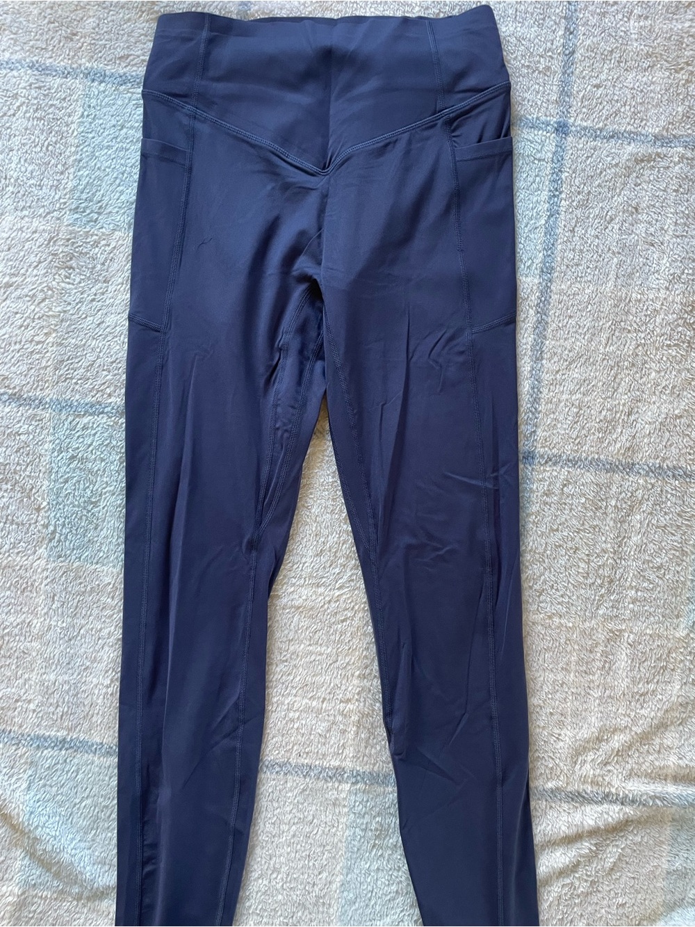 HALARA Dark Navy High-Waist Leggings with Side Pockets
